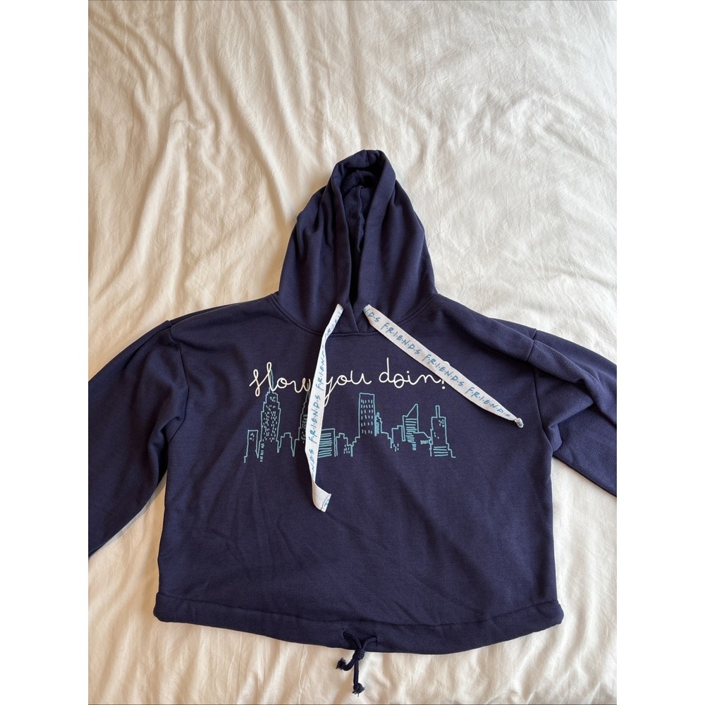 Friends Tv Series Navy How You Doing Hoodie Size XS
